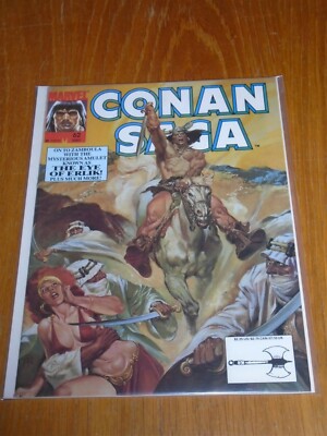 CONAN SAGA #62 MARVEL US MAGAZINE MAY 1992 --