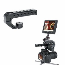 1/4 3/8 Hole Universal Handle Grip with Hot Shoe Cold Shoe for Camera Cage