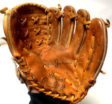 Vintage Rawlings Reggie Jackson RBG90 Baseball Glove Leather 10" RH Throw
