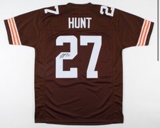 Jersey autographed by Kareem Hunt certificate #27 JSA COA NFL