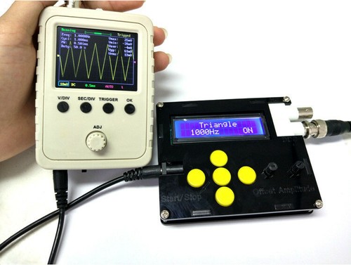New Assembled DSO150 2.4 inch LCD Display Digital Oscilloscope with Test Clip - Bild 3 von 4
