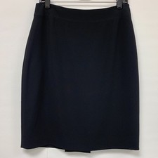 Ann Taylor Women's Skirt 8 Black Lined Straight Pencil