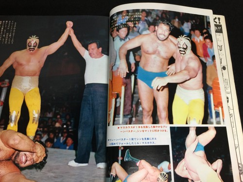 Gong Wrestling Magazine Set 1980 AJPW Mascaras Hansen Hogan Andre Inoki Japan - Picture 11 of 22