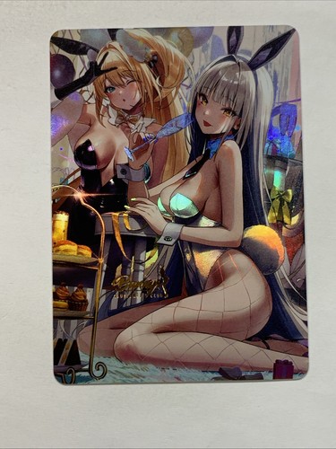 Bunny Gentlemen Club Girls Sexy ACG Goddess Story Waifu Card Holo Foil Anime Hot - Picture 10 of 11