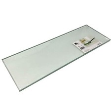 Thick 12mm Tempered Clear Glass Wall Shelf Panel Shelves Kitchen Bedroom Shelfs