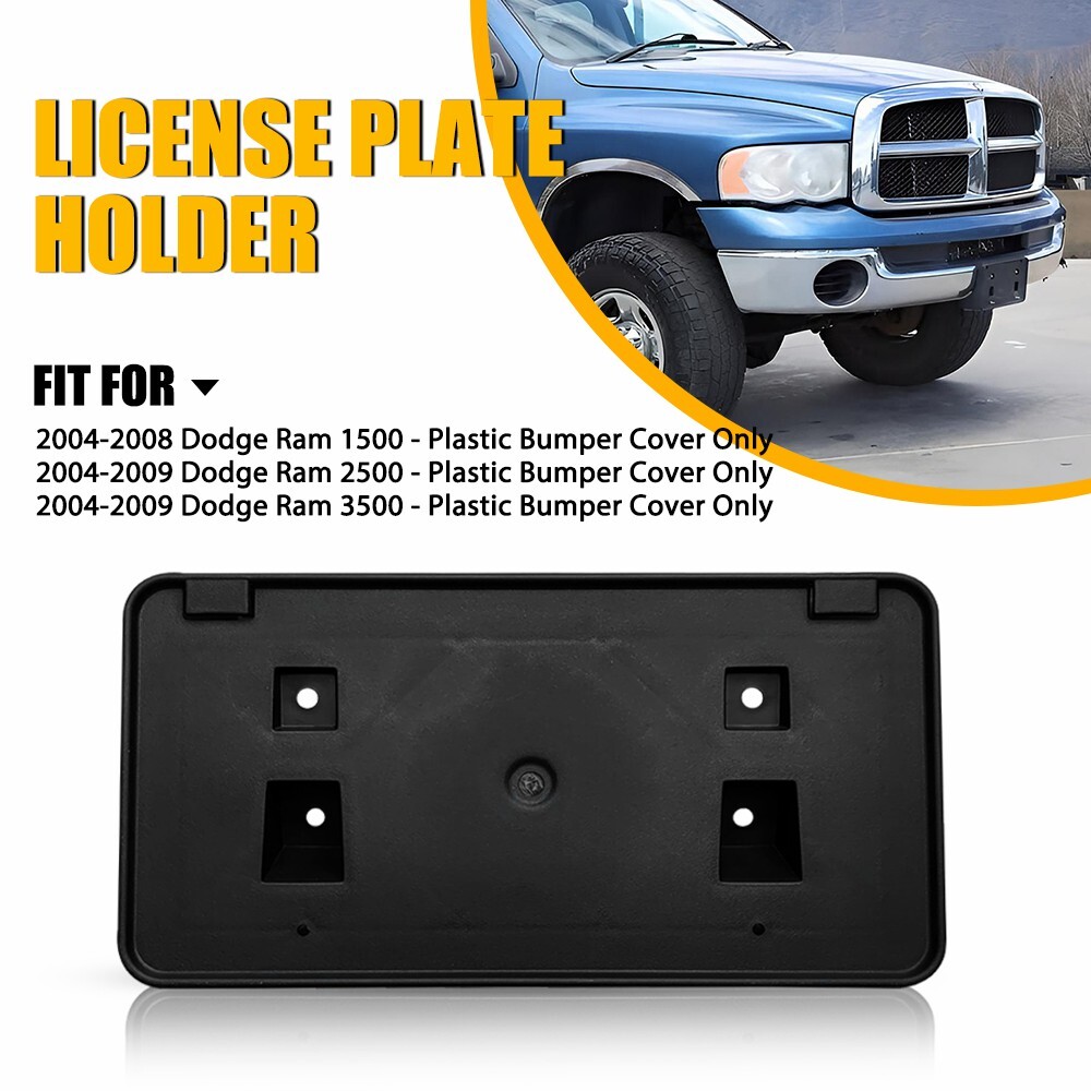 Front License Plate Mounting Bracket For 2004-2009 Dodge Ram 1500