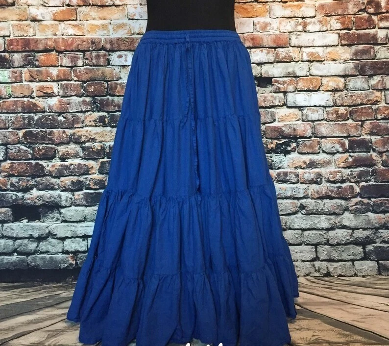 Cotton maxi skirt xl outlet