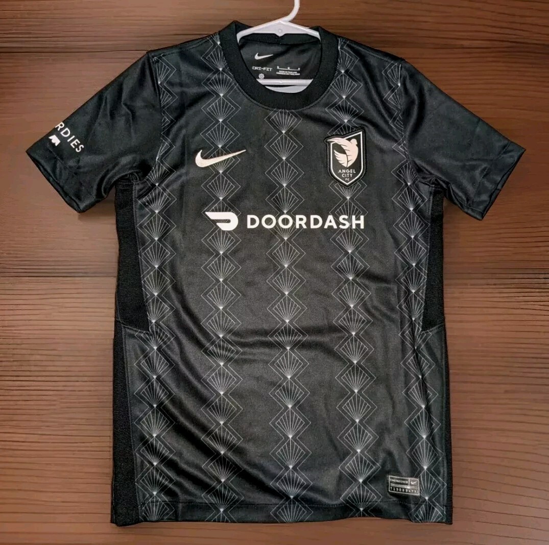 Nike Angel City FC 2022/23 Stadium Home Soccer Jersey Youth Medium Black  Pink M