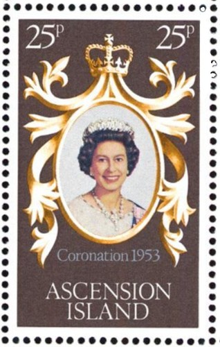 1956年のエリザベスです。 1956 Ascension SC 62-74 SG 57-69 QE2 Queen Elizabeth II Pictorial