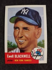 1991 Topps Archives 1953 EWELL BLACKWELL, #31 - New York Yankees Baseball Card