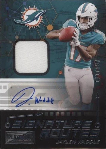2021 Panini Playbook Jaylen Waddle #SRO-JWA