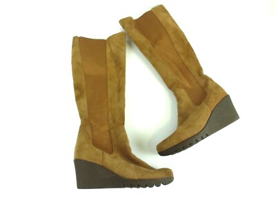 New HOVERCRAFT Browns Designer Suede Boots Insulated Sz EUR 40 US 10 [A61]