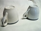 White Expresso Cups - Height is 2 1/4" - Good Condition — photo 3
