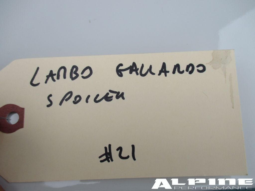 Lamborghini Gallardo rear wing spoiler - white