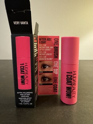 Huda Beauty 1 Coat WOW Extra Volumizing and Lifting Mascara Very Vanta 7 ml