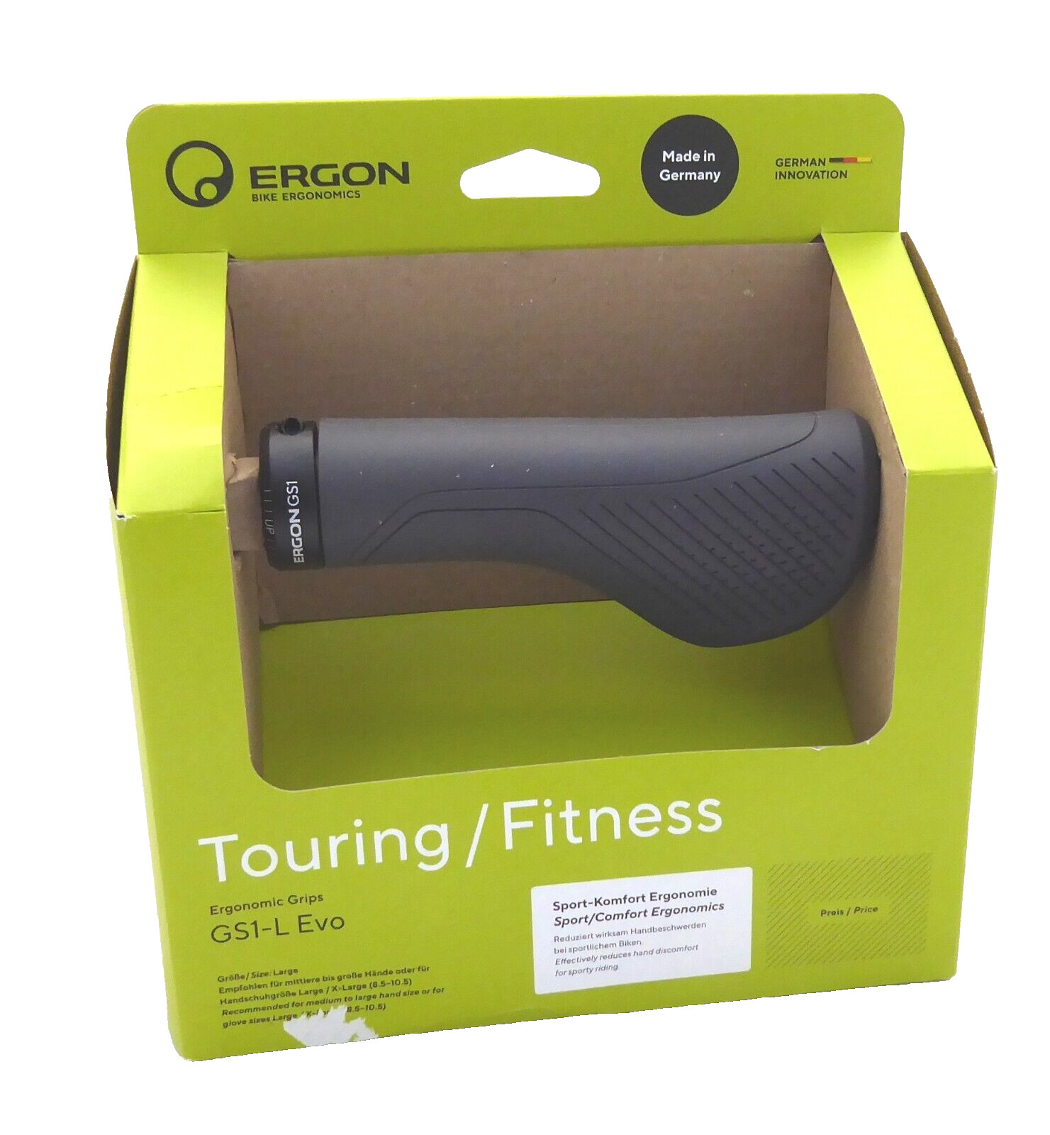 Ergon GS1 Evo Grips - Large, Moondust Gray