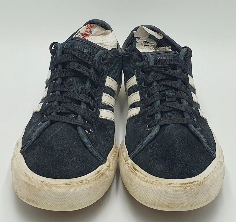 Adidas Matchcourt RX Low Suede Trainers BY3201 Black White UK9.5