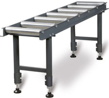 RULLIERA SUPPORTO REGOLABILE  A RULLI OPTIMUM 2 METRI 2 MT PER SEGA TRONCATRICE