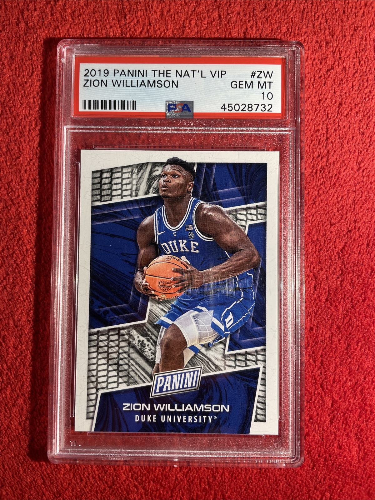 💎 Zion Williamson Rookie 2019 Panini The National VIP PSA 10 #ZW LOW POP 🔥(TT)