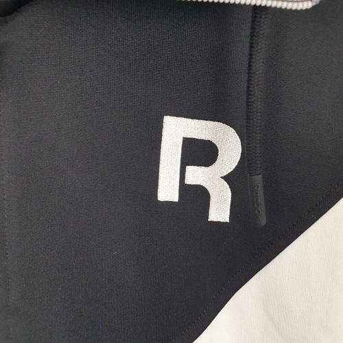 Reebok Tracksuit Jacket Womens Large 16-18 Black Track Top Full Zip Streetwear - Picture 3 of 13