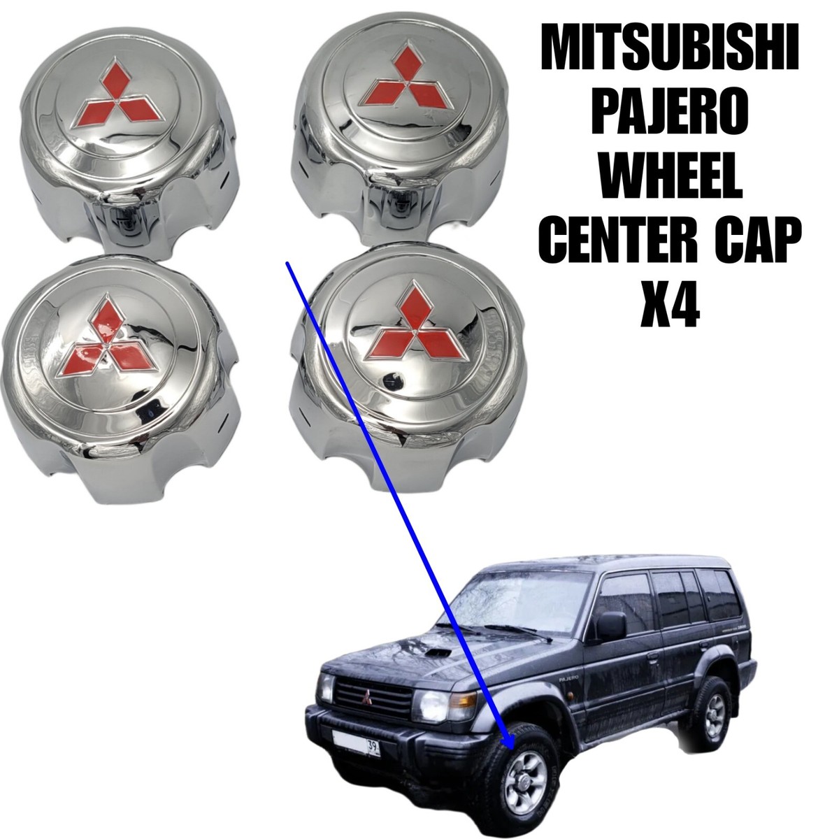 Mitsubishi Pajero Wheel Center Cap X4 | eBay