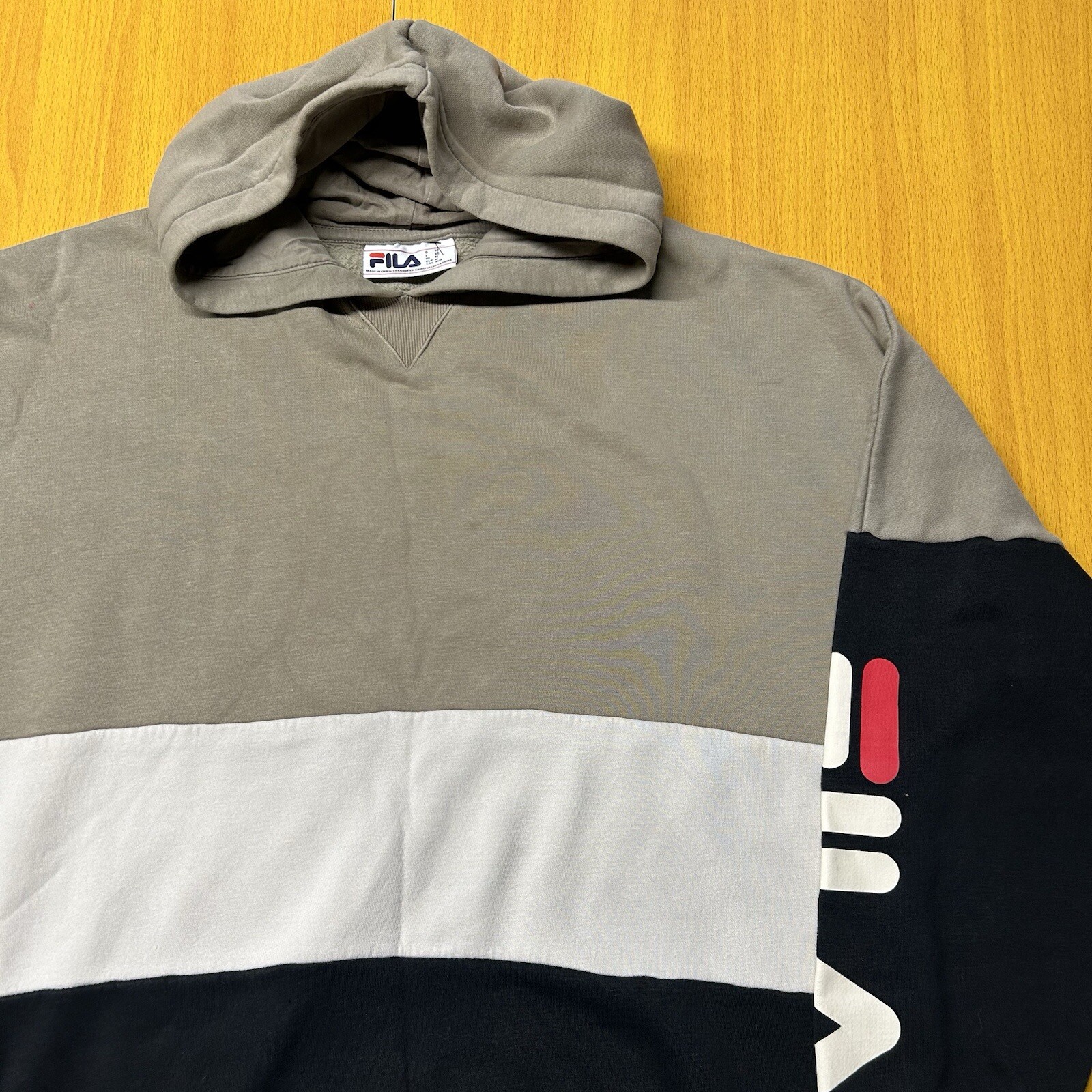 Fila Felpa con Cappuccio Maglione Uomo Medium
