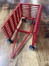 1/64 custom red 80ft drag harrow farm toy 