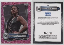 2025 Topps Chrome WWE Pink Shimmer Refractor Bianca Belair #160