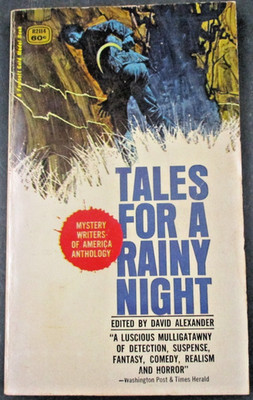 Tales for a Rainy Night ed by David Alexander Fawcett Crest Vintage Paperback