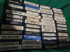 Collection Of 8 Track Tapes 53 In Total Used Untested Condition