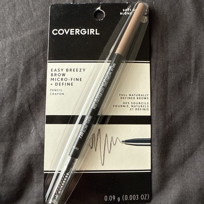 1-.Covergirl Easy Breezy Brow Micro-Fine + Define Pencil Crayon #720 Soft Blonde