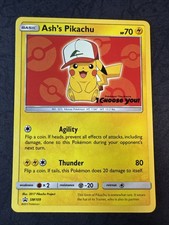 Ash's Pikachu SM109 Sun & Moon Black Star Promo Pokemon on eBay
