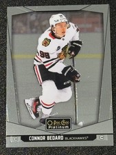 2024-25 O-Pee-Chee Platinum #156 Connor Bedard Base Set Card Chicago Blackhawks
