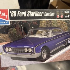 Amt Ertl 125 Car Kit 60 Ford Starliner Custom Model Kit Factory Sealed Amt Ertl 125 Car Kit 60 Ford Starliner Custom Model Kit Factory Sealed