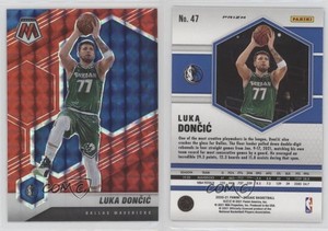 2020-21 Panini Mosaic Red Mosaic Prizm Luka Doncic Luka Dončić #47