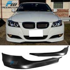 Fit 09-12 Bmw E90 3 Series 328 335 Pp 2pc Front Bumper Lip Spoiler Aprons Fit 09-12 Bmw E90 3 Series 328 335 Pp 2pc Front Bumper Lip Spoiler Aprons
