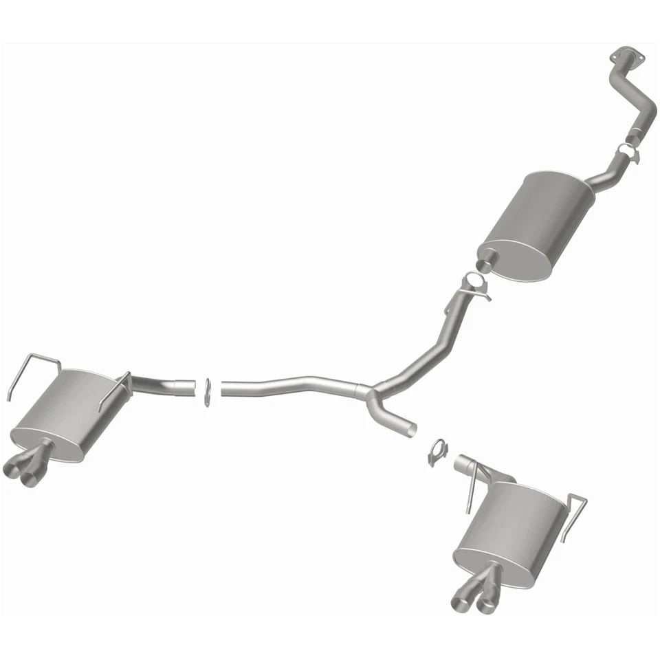 OE Replacement Exhaust System Kit For 2007-2008 GMC Acadia, Saturn Outlook Foto 4 de 4