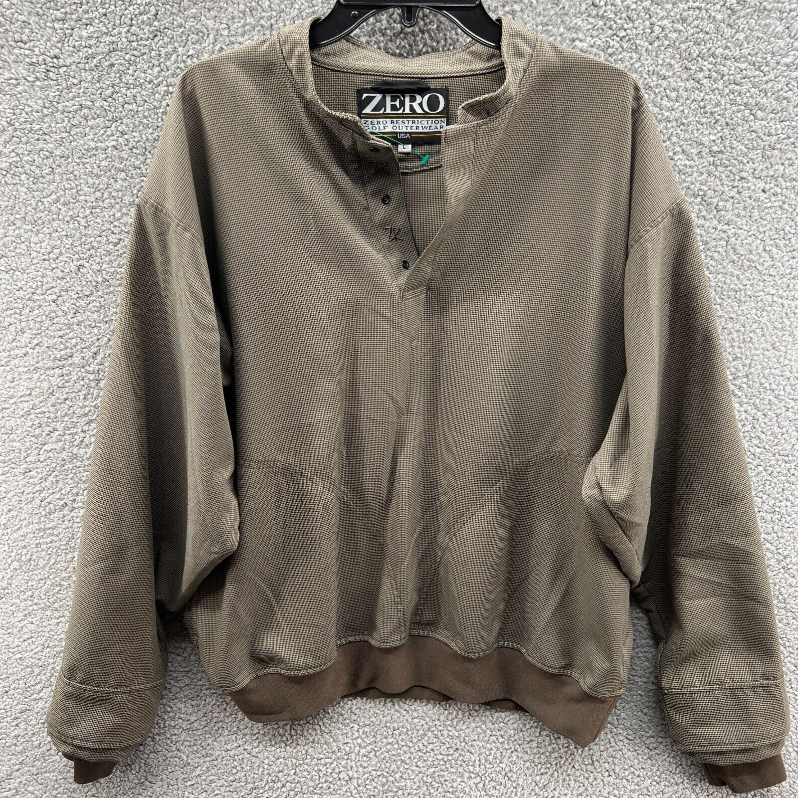 Zero Restriction Mens Large Jacket Windbreaker Ho… - image 1