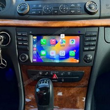 Android 15 Autoradio GPS Navi CarPlay F&uuml;r Mercedes BENZ CLS/E-Klasse W211 W219