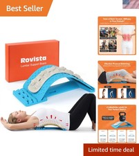 Back Stretcher for Lower Back Pain Relief 4-Level Adjustable Lumbar Support...
