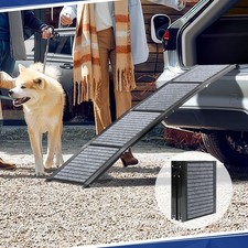 Portable Folding Pet Dog Ramp Ladder Pet Stair Ramps 71" x 17" for Truck SUV Van