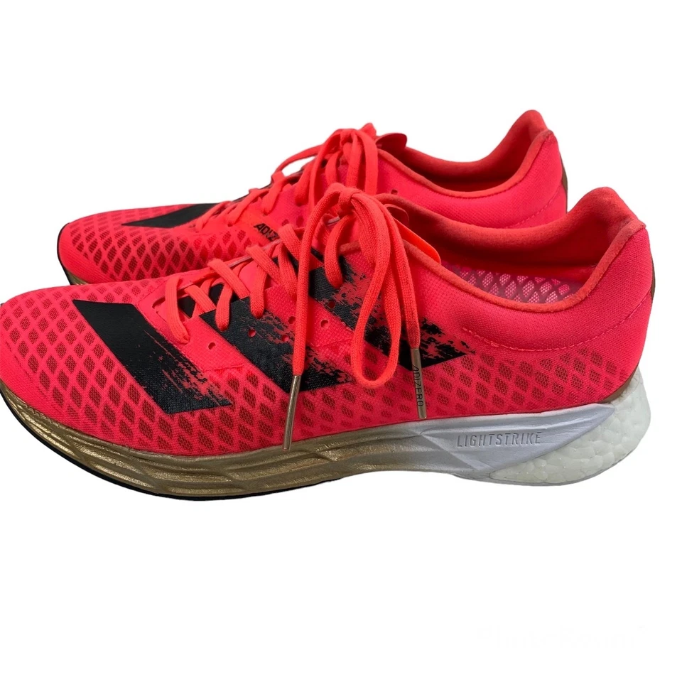 Adidas Adizero Pro Sneakers Hot Pink Running Shoes LightStrike FW9242 Womens 7 - Image 4 of 4