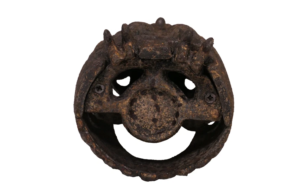 Linterna de jardín colgante búho de hierro fundido 10" candelabro MCM bruja Foto 4 de 4