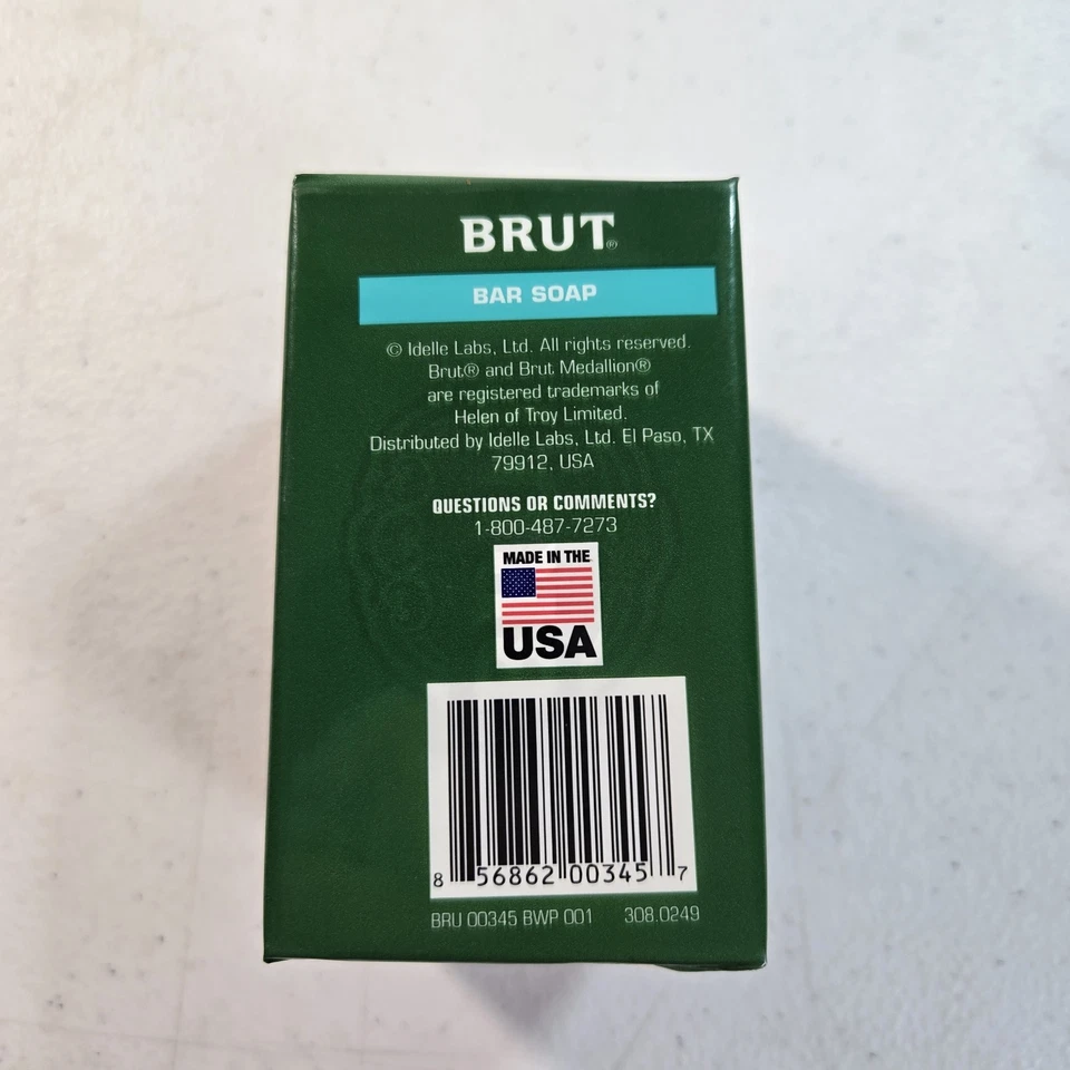 Jabón en barra de fragancia Brut Classic original paquete de 2 3,5 oz cada uno difícil de encontrar Foto 4 de 4