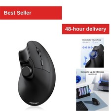 TECKNET Ergonomic Wireless Bluetooth Mouse wi...