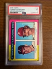 1975 Topps Strikeout Leaders Nolan Ryan Steve Carlton #312 PSA 7 NM