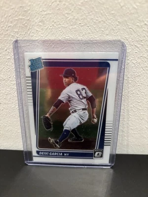 2021 Panini Donruss Optic #54 Deivi Garcia Rated Rookie - Bild 1 von 2
