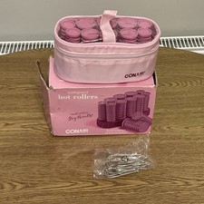 Conair Compact Hot Rollers “small Styler, Big Results” - In Pink - Working