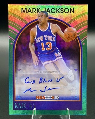2025-26 Topps NBA Hoops Mark Jackson Hoops 1989 Signatures Auto  #89S-MJA Knicks