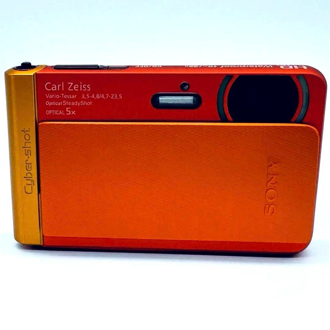 Sony Cyber-shot DSC-TX30 18.2MP Digital Camera - Orange for sale